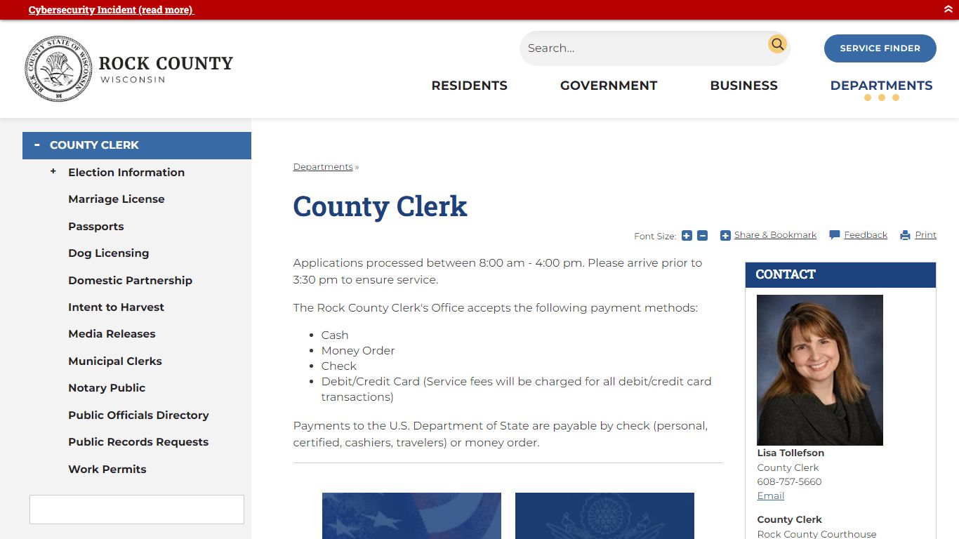 County Clerk | Rock County, WI